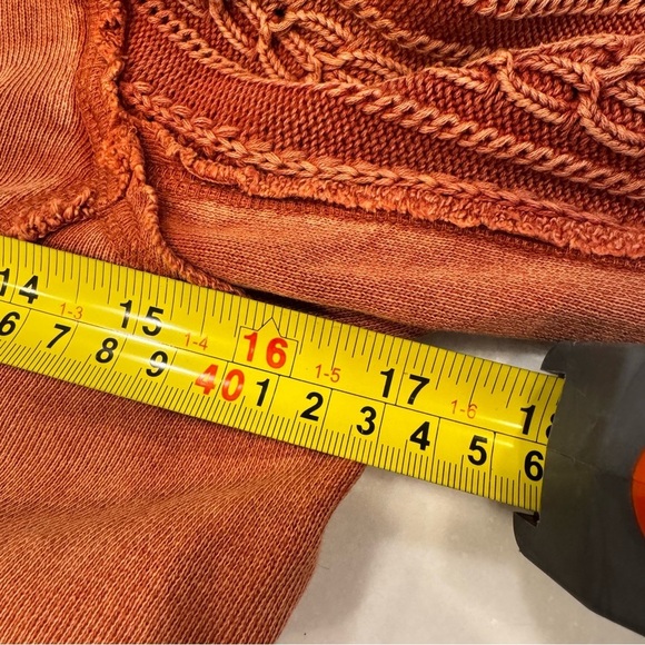 Free People Women’s Ruffle Moto Sweater Jacket Knit Double Breasted Sz S/P - Picture 9 of 13